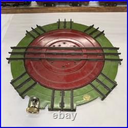 Vintage Lionel No. 200 Standard Gauge Turntable Red Green Prewar