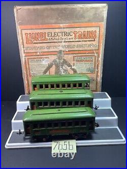 Vintage Lionel O Gauge Pre-War Observation & Pullman Cars (2) #610 & 612, withBox