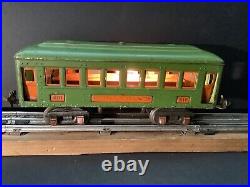 Vintage Lionel O Gauge Pre-War Observation & Pullman Cars (2) #610 & 612, withBox