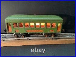 Vintage Lionel O Gauge Pre-War Observation & Pullman Cars (2) #610 & 612, withBox