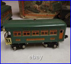 Vintage Lionel O Gauge Pre-War Train Set With Boxes 253 Pullman 607 607 Observ 608