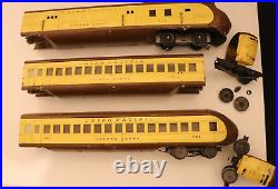 Vintage Lionel Pre-War Union Pacific Streamlined Train Set 752E 753 754 O Gauge