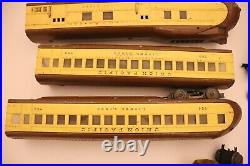 Vintage Lionel Pre-War Union Pacific Streamlined Train Set 752E 753 754 O Gauge