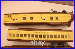 Vintage Lionel Pre-War Union Pacific Streamlined Train Set 752E 753 754 O Gauge