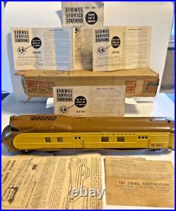 Vintage Lionel Pre-War Union Pacific Streamliner 752E Train, 753-1 Box & Manuals