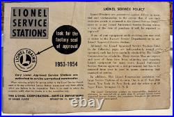 Vintage Lionel Pre-War Union Pacific Streamliner 752E Train, 753-1 Box & Manuals