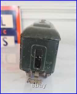 Vintage Lionel Pre-war 0 Gauge Observation & Passenger Cars 610/612 Set of 4