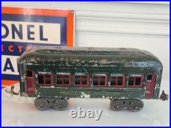 Vintage Lionel Pre-war 0 Gauge Observation & Passenger Cars 610/612 Set of 4