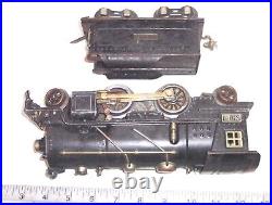 Vintage Lionel Prewar 261E Steamer Locomotive 2-4-2 with Tender for Restoration