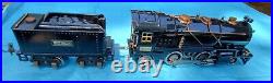 Vintage Lionel Prewar #262 O Gauge 2-4-2 Steam Locomotive Black with Copper Trim
