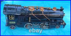 Vintage Lionel Prewar #262 O Gauge 2-4-2 Steam Locomotive Black with Copper Trim