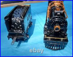 Vintage Lionel Prewar #262 O Gauge 2-4-2 Steam Locomotive Black with Copper Trim