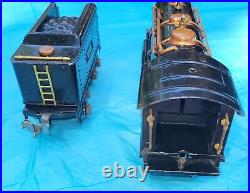 Vintage Lionel Prewar #262 O Gauge 2-4-2 Steam Locomotive Black with Copper Trim