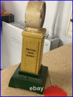 Vintage Lionel Prewar Railroad Crossing Traffic Signal Caution Drive Slowly (nb)