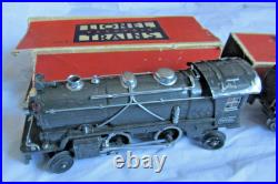 Vintage Lionel Train 2-4-2 Steam Engine 249E & 265W Tender Car Pre-War O Gauge