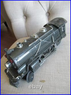 Vintage Lionel Train 2-4-2 Steam Engine 249E & 265W Tender Car Pre-War O Gauge