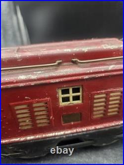 Vintage Lionel Train Prewar Red Maroon Standard Gauge NO 8 E LOCOMOTIVE Untested