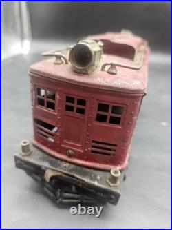 Vintage Lionel Train Prewar Red Maroon Standard Gauge NO 8 E LOCOMOTIVE Untested