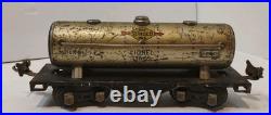 Vintage Lot of 6 Lionel Lines PREWAR O Gauge Tin Train Freight Cars & (22) Track