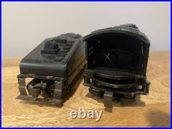 Vintage O Gauge 1940's Lionel No. 1666 Pre-War Steam Locomotive With Tender