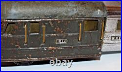 Vintage Pre-War Lionel 2 616, 618, & 3 Vestibules Flying Yankee