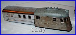 Vintage Pre-War Lionel 2 616, 618, & 3 Vestibules Flying Yankee