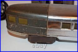 Vintage Pre-War Lionel 2 616, 618, & 3 Vestibules Flying Yankee