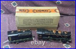 Vintage Pre-War Lionel No. 260 E O gauge Locomotive and Tender withBox Very Nice