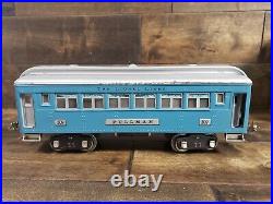 Vintage Pre-War Lionel Standard Gauge Passenger Cars 309 310 312 with Boxes Blue