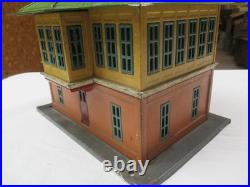 Vintage Pre-war Standard Gauge Lionel No. 437 Tinplate Switch Signal Tower NICE