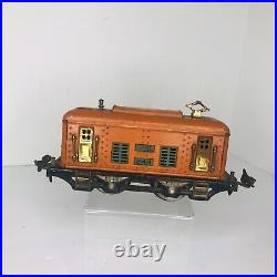 Vintage Prewar Lionel #248 Electric Locomotive Train With 2 Passenger Cars O Gauge
