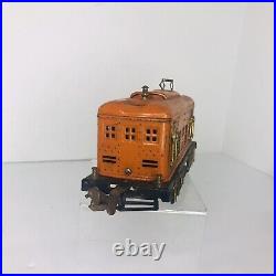 Vintage Prewar Lionel #248 Electric Locomotive Train With 2 Passenger Cars O Gauge