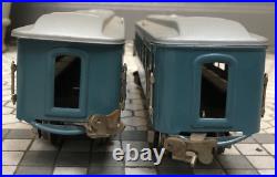 Vintage Prewar Lionel O Gauge Tinplate O Gauge 1685 Passenger Cars
