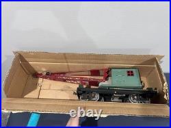 Vintage pre-war Lionel Lines standard Gauge No. 219 Derrick Crane with Box