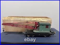 Vintage pre-war Lionel Lines standard Gauge No. 219 Derrick Crane with Box