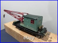 Vintage pre-war Lionel Lines standard Gauge No. 219 Derrick Crane with Box