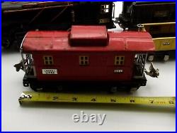 Vtg 1930s Prewar Lionel O Gauge 261 Steam Engine 257-T Tender Train Set 654 657