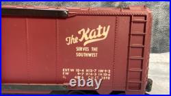 Vtg. LIONEL TRAINS POST WAR 6464-350 M-K-T THE KATY BOX CAR O GAUGE Vtg. LIONEL TRAINS POST WAR 6464-350 M-K-T THE KATY BOX CAR O GAUGE