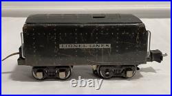 Vtg Lionel PreWar 225E 1938-42 Locomotive O Gauge Engine & Tinder Car UNTested