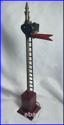Vtg Pre War Lionel Standard Gauge No 91 Signals No 78 And Train Leaves Clock