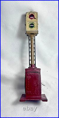 Vtg Pre War Lionel Standard Gauge No 91 Signals No 78 And Train Leaves Clock