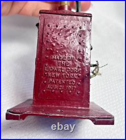 Vtg Pre War Lionel Standard Gauge No 91 Signals No 78 And Train Leaves Clock