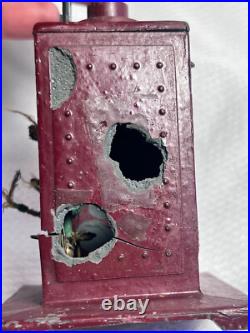 Vtg Pre War Lionel Standard Gauge No 91 Signals No 78 And Train Leaves Clock