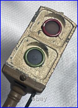 Vtg Pre War Lionel Standard Gauge No 91 Signals No 78 And Train Leaves Clock